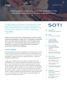 Mobile Enterprise Takes Legacy On-Premise Applications to the Cloud for Rapid Provisioning and Anytime, Anywhere Access